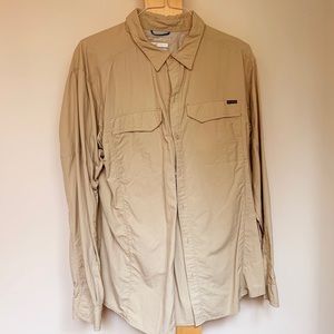 Columbia Omni shade trekking shirt XL
